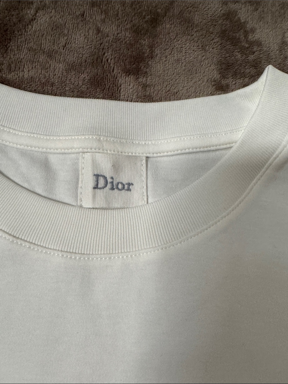Dior White Embroidered Crest Tee - Picture 3 of 7